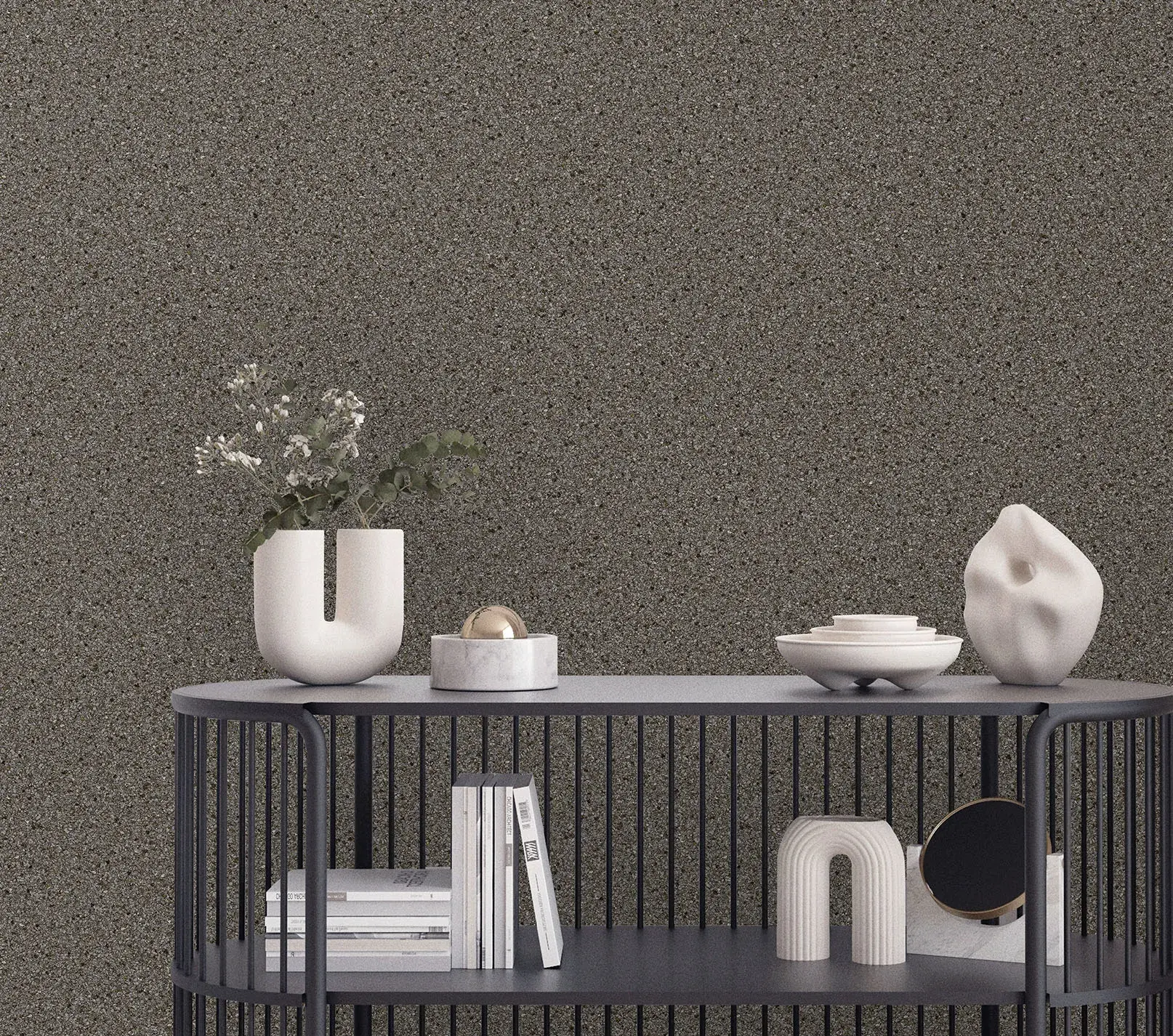 Gray Embossed Wallpaper – Sandstone Elegance (23110-5) Gray Embossed Wallpaper – Sandstone Elegance (23110-5)